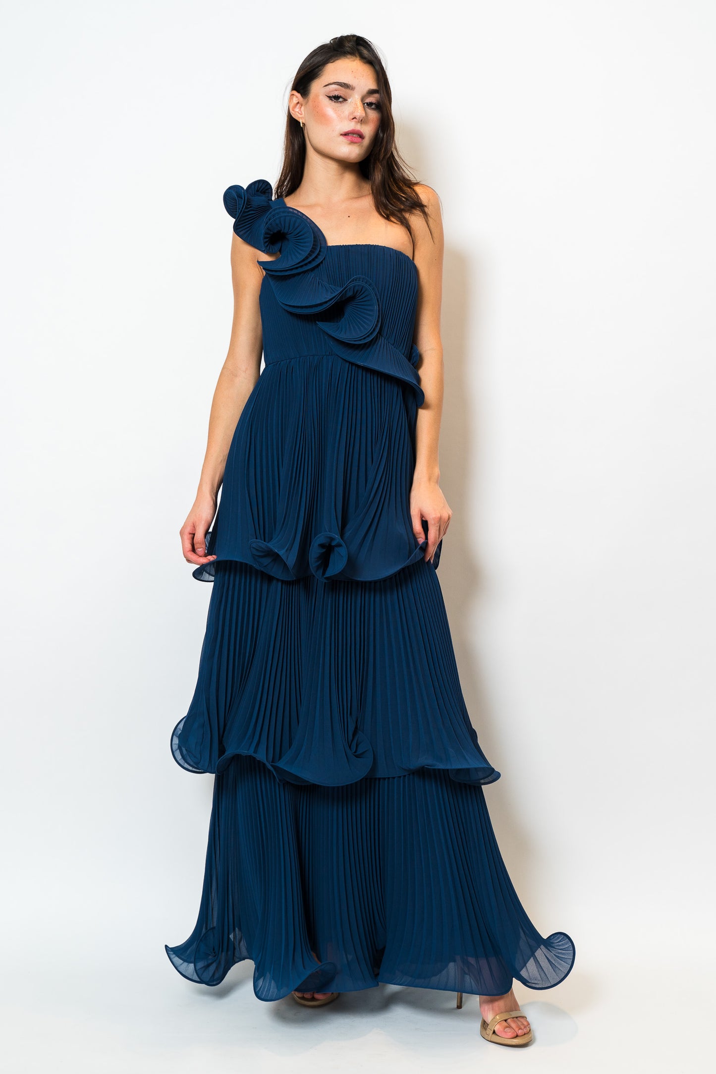 Tiered Pleated